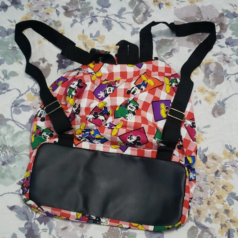 Mickey Mouse Drawstring Backpack 90s - Picture 5 of 5